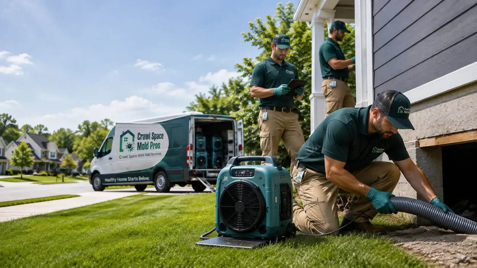 Crawl Space Mold Removal in Menominee, MI